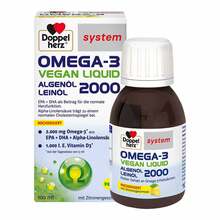Abbildung: Doppelherz Omega-3 vegan Liquid 2000 system 100 ml, Flüssigkeit PZN 19294576 
