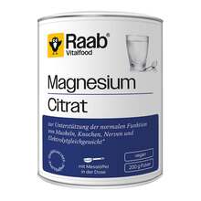 Raab Vitalfood Magnesiumcitrat Pulver 200 g