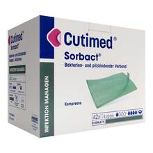Cutimed Sorbact Kompressen 4x6 cm 42 St