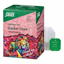 Abbildung: Krafttier Tee Starker Löwe Bio Salus Filterbeutel 15 St, Filterbeutel PZN 19351110 