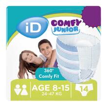 Abbildung: ID Comfy Junior 5 - 15 Jahre 24 - 47 kg 14 St PZN 19367022 