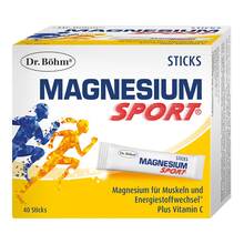 Abbildung: Dr. Böhm Magnesium Sport Sticks 40X1.5 g, Granulat PZN 19373235 