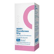 Abbildung: Inory-Glucoscreen 50 g Lösung zum Einnehmen 200 ml, Lösung zum Einnehmen PZN 19376038 