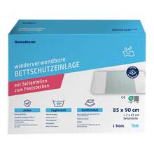 Abbildung: Domotherm Bettschutzeinl.waschbar 85x90cm mit Flügel 1 St PZN 19381163 