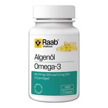 Raab Vitalfood Algen&ouml;l Omega-3 Kapseln 75 St