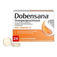 Dobensana Orangengeschmack 1,2 mg / 0,6 mg Lutschtabletten 24 St