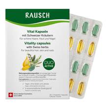 Abbildung: Rausch Vital Kapseln mit Schweizer Kräuter 30X2 St, Kapseln PZN 19508132 