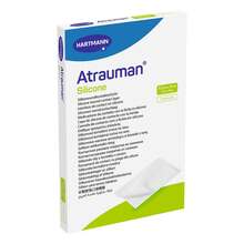 Atrauman Silicone steril 7,5x10 cm Kompressen 5 St