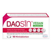 Abbildung: Daosin vegan Tabletten 10 St, Tabletten PZN 19627285 