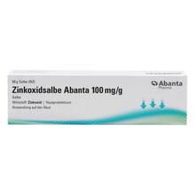Abbildung: Zinkoxidsalbe Abanta 100 mg / g 50 g, Salbe PZN 19641687 