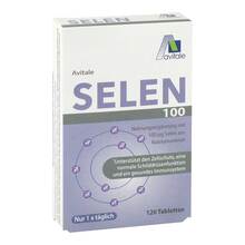 Abbildung: Selen 100 µg Tabletten 120 St, Tabletten PZN 19661951 