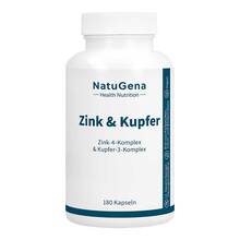 Abbildung: Zink & Kupfer Komplex + gepuffertes Vitamin C Kapseln  180 St, Kapseln PZN 19690088 