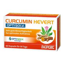 Abbildung: Curcumin Hevert Optisolv Kapseln 60 St, Kapseln PZN 19709818 