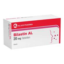 Abbildung: Bilastin AL 20 mg Tabletten 50 St, Tabletten PZN 19752843 