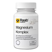 Abbildung: Raab Vitalfood Magnesium Komplex Kapseln 60 St, Kapseln PZN 19797886 