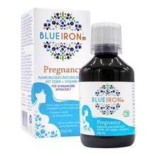 Abbildung: Blueiron Eisen Pregnancy + Folsäure Flüssigkeit zum Einnehmen  250 ml, Flüssigkeit zum Einnehmen PZN 19834311 