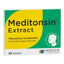 Abbildung: Meditonsin Extract pflanzliche Erkältungstabletten 20 St, Tabletten PZN 19846900 