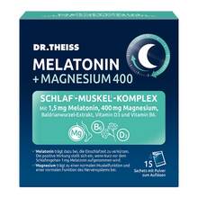 Dr. Theiss Melatonin + Magnesium 400 Schlaf-Komplex Pulver 15x5 g