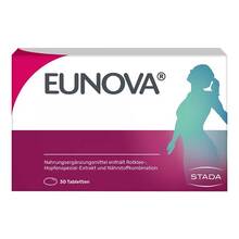 Abbildung: Eunova Menopause Relax Plus Tabletten 30 St, Tabletten PZN 19873802 