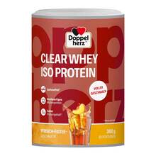 Abbildung: Doppelherz Clear Whey Iso Protein Pfirsich-Eistee 300 g, Pulver PZN 19874799 