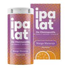 Abbildung: Ipalat Die Vitaminpastille Mango-Maracuja 40 St, Pastillen PZN 19900203 