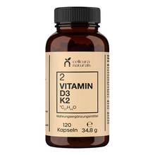 Abbildung: Vitamin D3 + K2 Kapseln 120 St, Kapseln PZN 19905264 