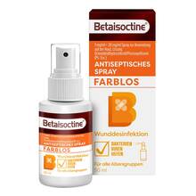 Abbildung: Betaisoctine 1 mg / ml + 20 mg / ml Spray z.Anw.a.d.H. 50 ml, Spray PZN 19989427 