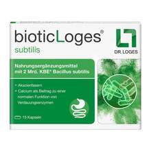 Abbildung: Bioticloges subtilis Kapseln 15 St, Kapseln PZN 20009859 