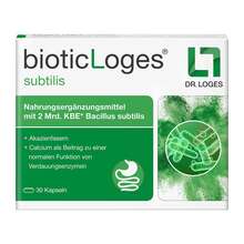 Abbildung: Bioticloges subtilis Kapseln 30 St, Kapseln PZN 20009865 