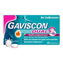 Gaviscon Dual Waldfrucht 250mg / 106,5mg / 187,5mg Kta 48 St