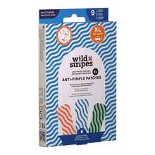 Abbildung: Wild Stripes Anti-Pimple Patches XL Clear 9 St, Pflaster PZN 20051264 