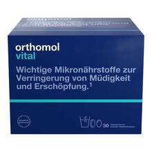 Abbildung: Orthomol Vital Granulat / Tablette / Kapseln Grapefru. 30 St, Kombipackung PZN 20182718 