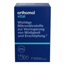 Orthomol Vital Granulat / Tablette / Kapseln Orange 7 St
