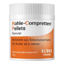 Abbildung: Kohle Compretten Pellets Granulat 40 g, Granulat PZN 20184781 