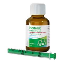 Abbildung: Hedelix Hustensirup mit Himbeer-Kirsch-Geschmack 100 ml, Sirup PZN 20223914 