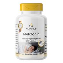 Abbildung: Melatonin Tabletten 250 St, Tabletten PZN 20333040 