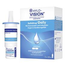 Abbildung: Hylo-Vision Safedrop Daily Augentropfen 2X10 ml, Augentropfen PZN 20348277 