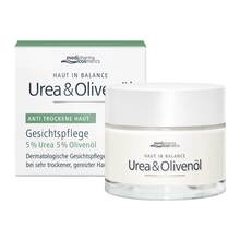 Abbildung: Haut in Balance Urea & Olivenöl Gesichtspflege Creme  50 ml, Creme PZN 20412130 