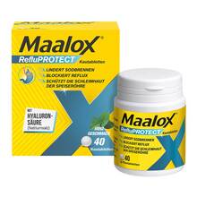 Abbildung: Maalox Refluprotect Kautabletten 40 St, Kautabletten PZN 20624116 