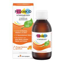 Abbildung: Pediakid Vitaminbuddy Sirup Oran.-Aprikosengeschm. 125 ml, Sirup PZN 21031766 