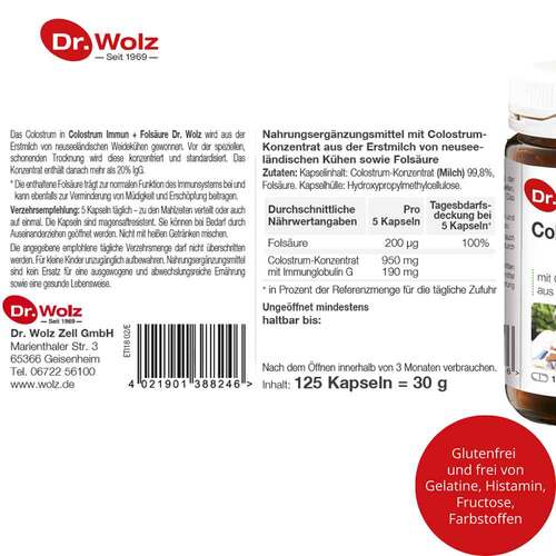 Colostrum Immun Dr. Wolz Kaps - 6
