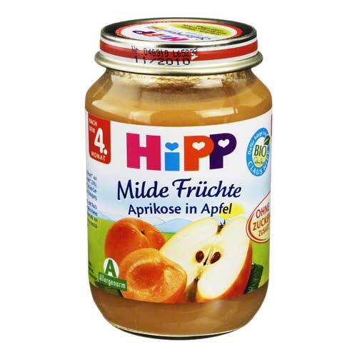 Hipp Fr&uuml;chte Aprikose in Apfel - 1