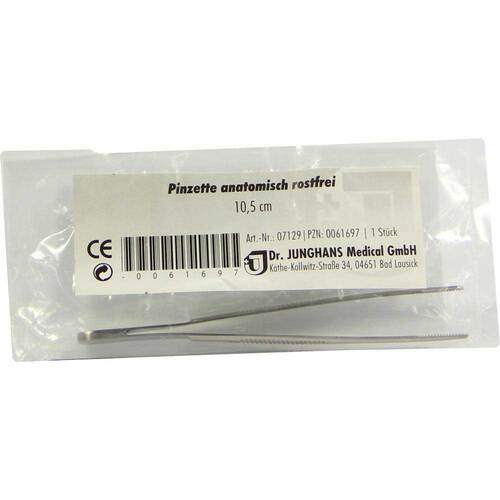 Pinzette anatomisch 10,5 cm - 1