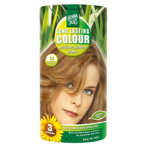 Hennaplus Long Lasting Medium Golden Blond - 1