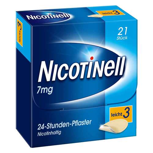 NICOTINELL 7 mg / 24-Stunden- Nikotinpflaster, Pflasterst&auml;rke Leicht (3) - 1