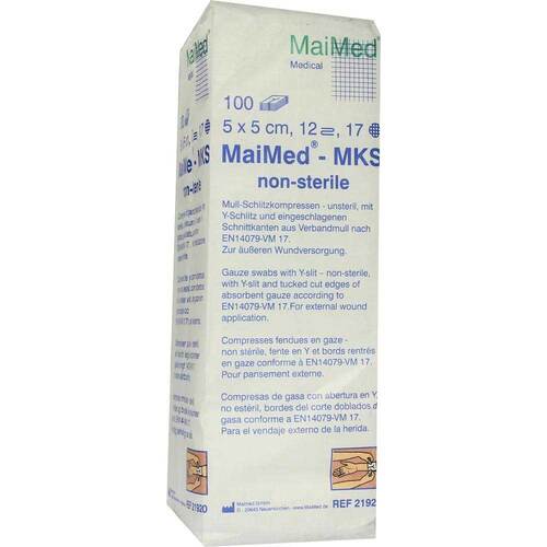 Schlitzkompressen 5x5cm 12fa - 1