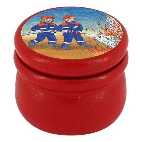 Milchzahndose Feuerwehr mit Schraubverschluss - 1