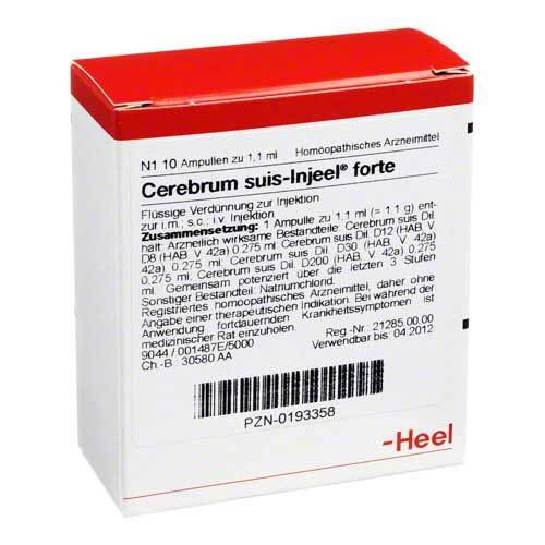 Cerebrum Suis Injeel forte Ampullen - 1