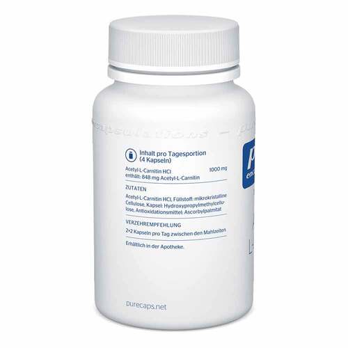 Pure Encapsulations Acetyl-L-Carnitin 250 mg Kapseln - 3