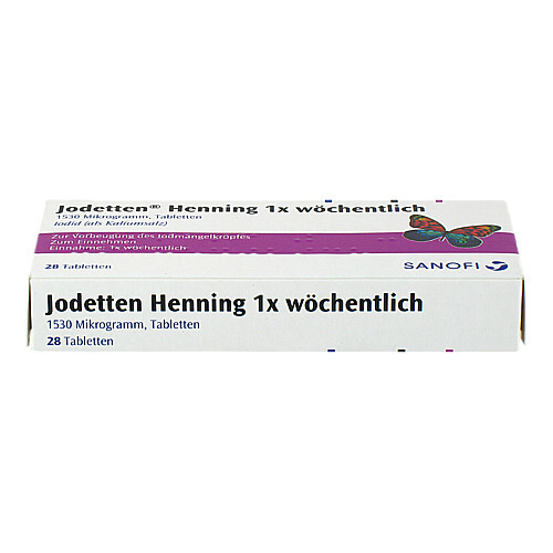 Jodetten Henning 1x w&ouml;chentlich Tabletten - 3